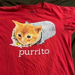 Cat shirt size large